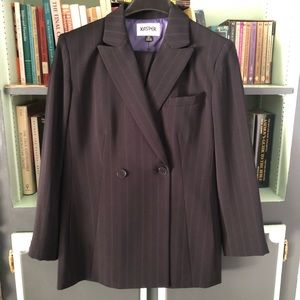 2 for $15 -KASPER Sophisticated Pinstripe Suit 10P